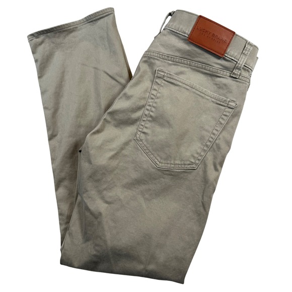 Lucky Brand Other - Lucky Brand 363 Vintage Straight Mens 32x32 Khaki Tan Stretch Chino Pants